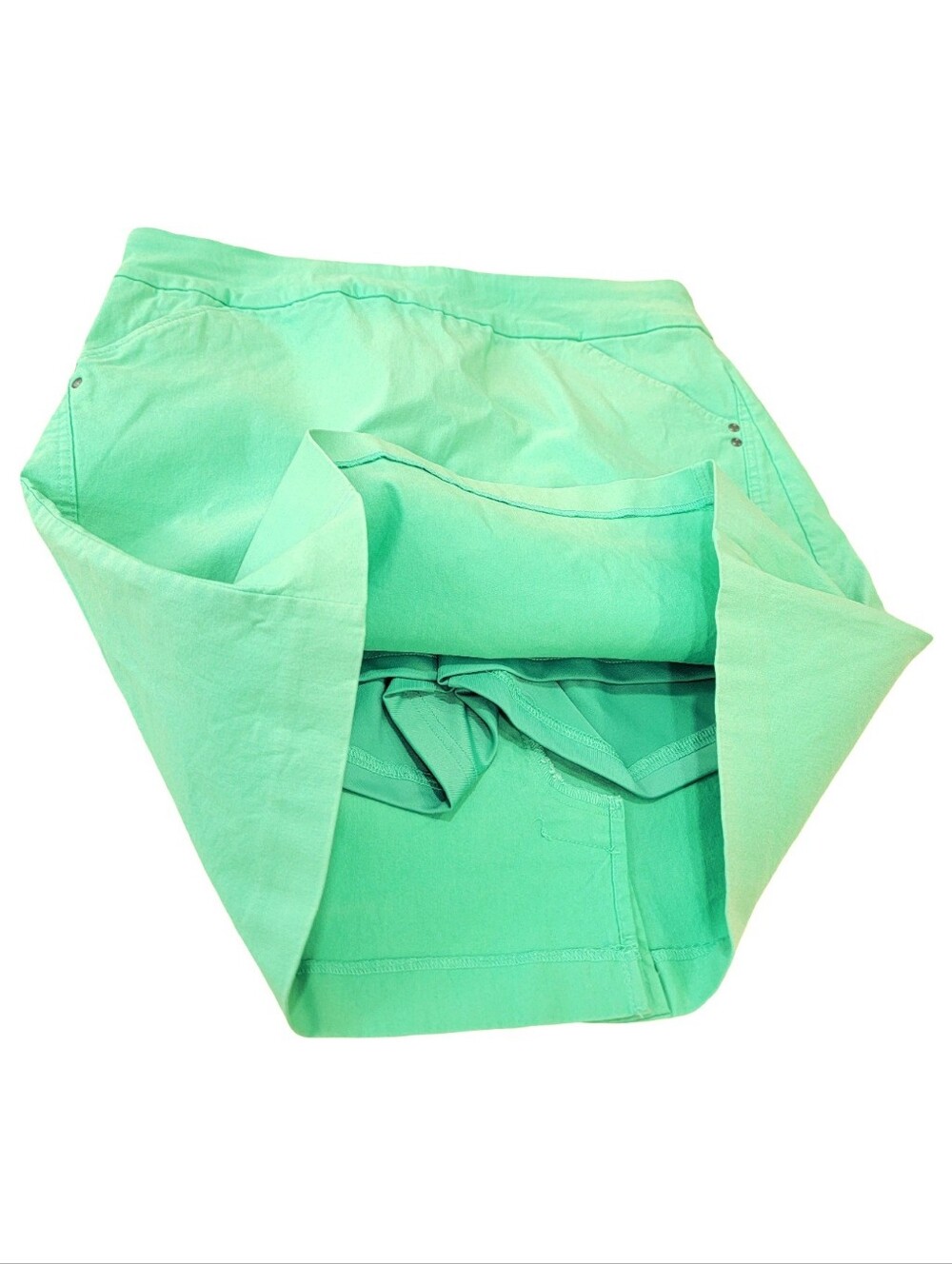 Northern Reflections Skort Bright Green A Line Athleisure Casual Women’s Size M - Picture 6 of 15